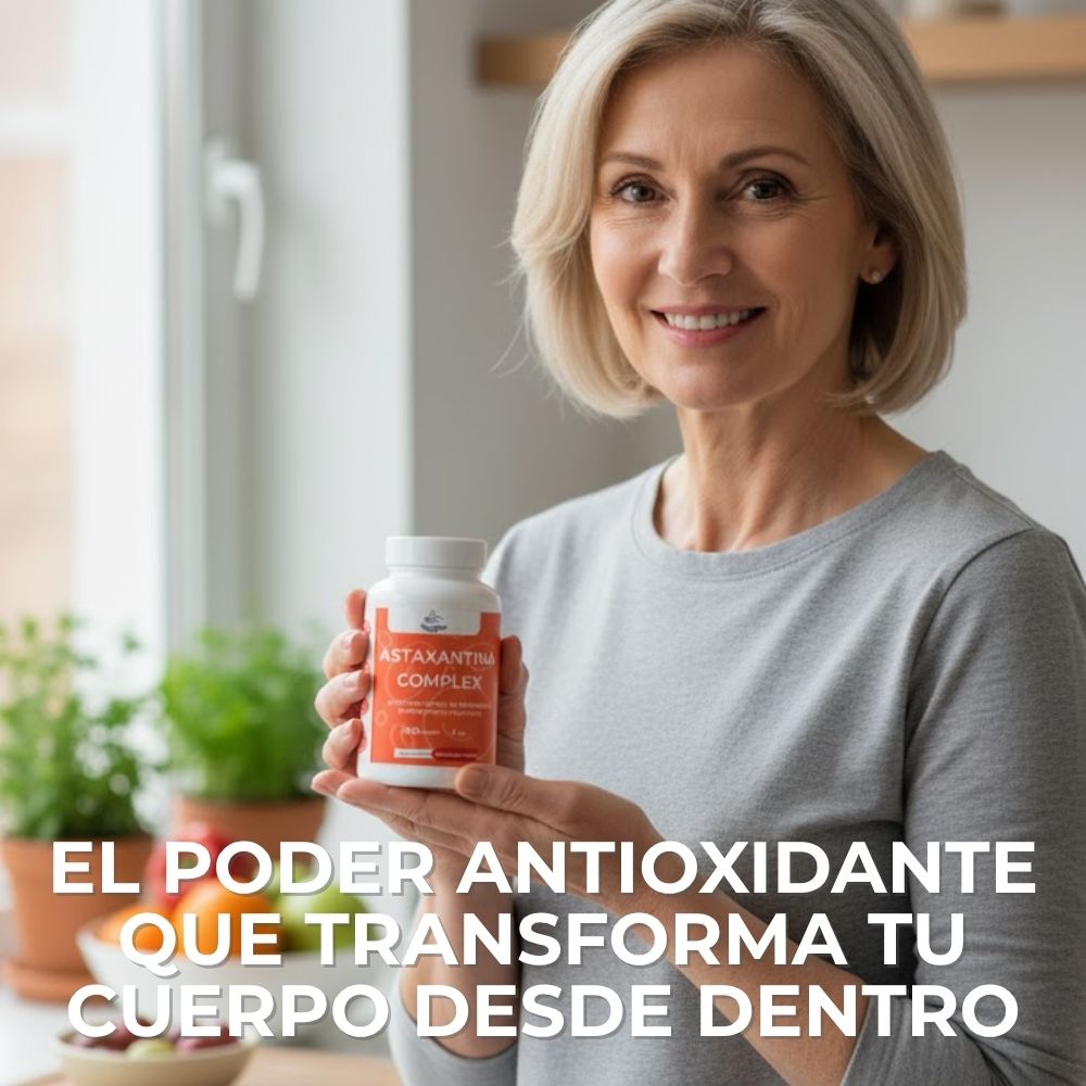 Astaxantina-Antioxidante Natural. 120 Cápsulas 4mg