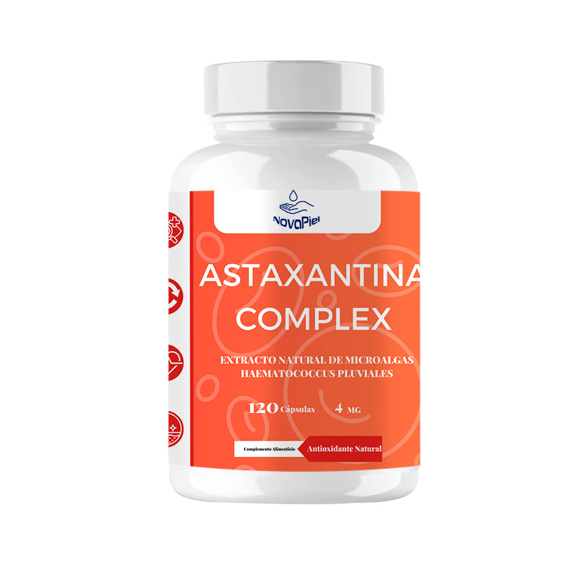 Astaxantina-Antioxidante Natural. 120 Cápsulas 4mg