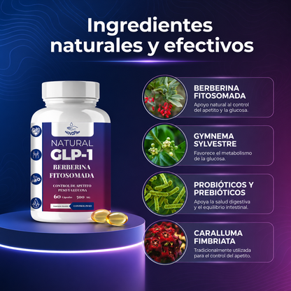 NATURAL GLP 1 Adelgazante con Berberina Fitosomada de NovaPiel