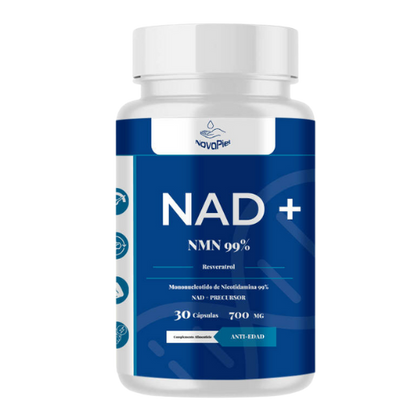 NAD+ Formula Anti-Envejecimiento. 30 Cápsulas 700mg