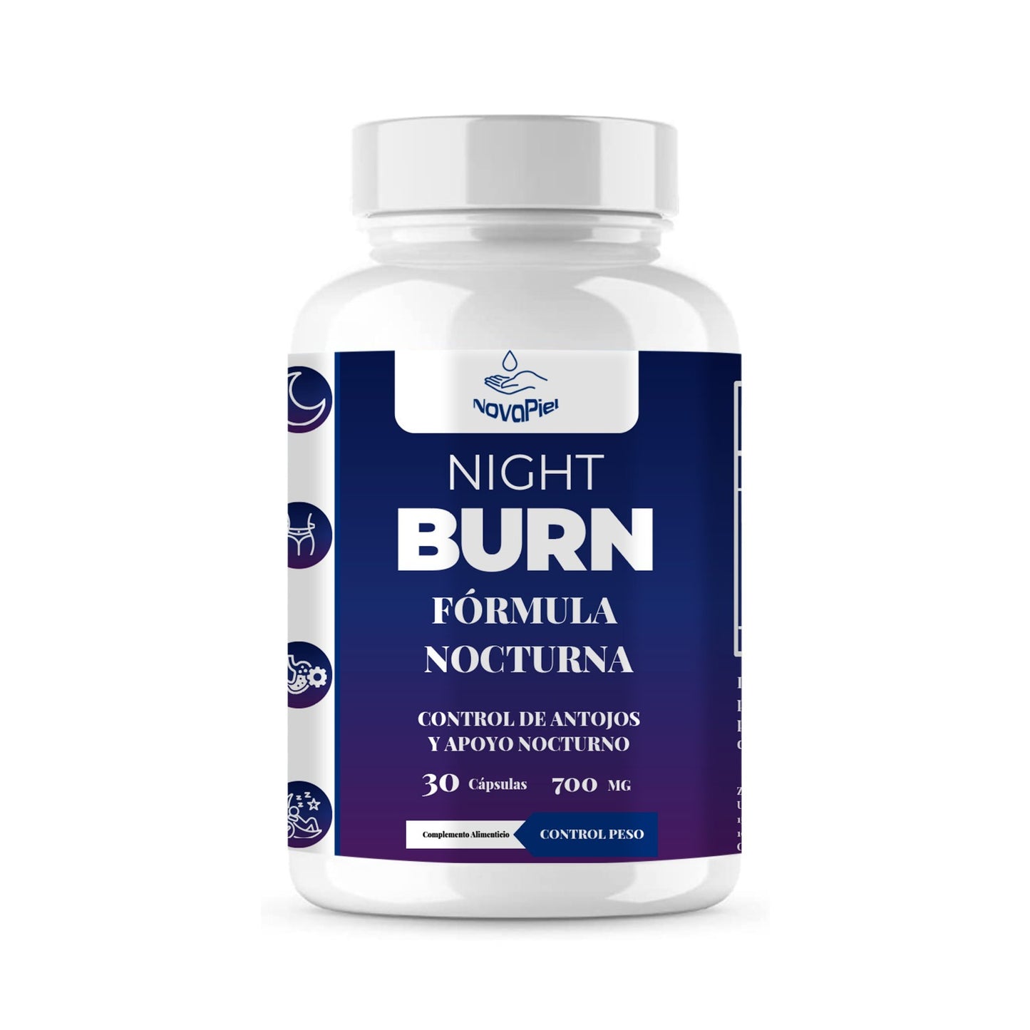 Night Burn Fórmula nocturna para adelgazar: ayuda a controlar antojos y metabolismo