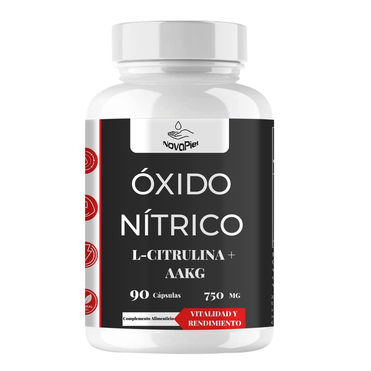 Óxido Nítrico – Rendimiento y Vitalidad Masculina con L-Citrulina + AAKG de NovaPiel