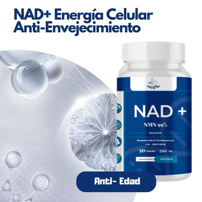 NAD+ Formula Anti-Envejecimiento. 30 Cápsulas 700mg