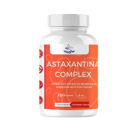 Astaxantina-Antioxidante Natural. 120 Cápsulas 4mg