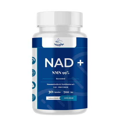 NAD+ Formula Anti-Envejecimiento. 30 Cápsulas 700mg